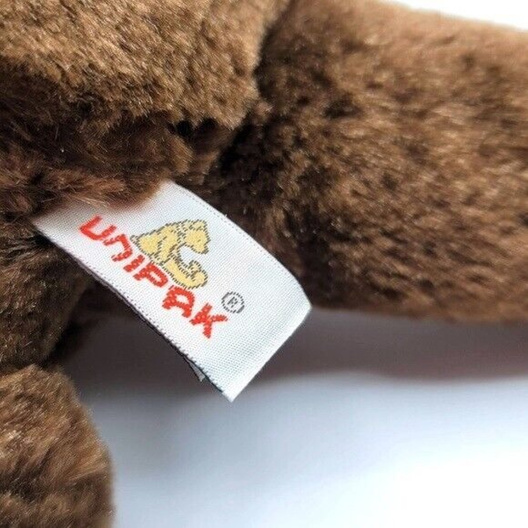 Unipak Realistic Otter Plush Brown 15" Sparkly Orange Sea Star 2014 Hang Tag - Picture 9 of 11
